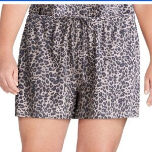 💜Joyspun Women's Sleepwear Knit Pajama Shorty Shorts, 2" Inseam, Size:3X